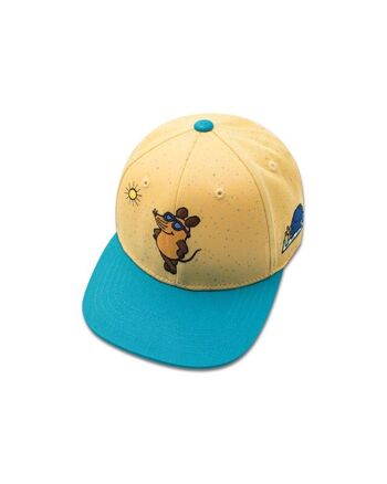 koaa - La Souris "Beachboys" - Snapback beige/turquoise 2