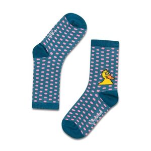 koaa - The Duck "All Over" - Chaussettes turquoise/rose