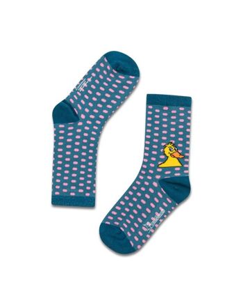 koaa - The Duck "All Over" - Chaussettes turquoise/rose 1