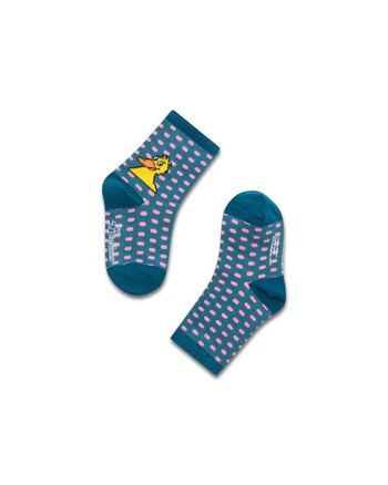koaa - The Duck "All Over" - Chaussettes turquoise/rose 2