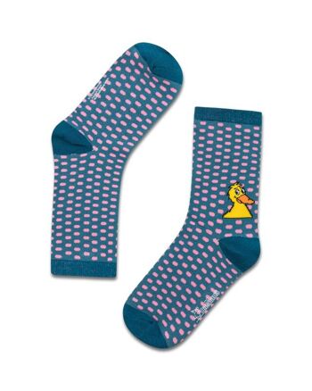 koaa - The Duck "All Over" - Chaussettes turquoise/rose 7
