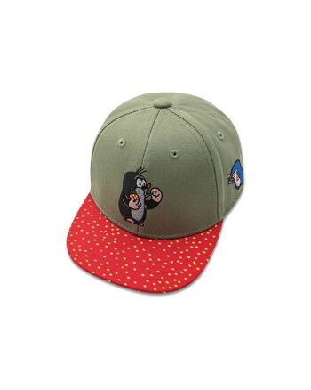 koaa - La petite taupe "Fraise" - Snapback vert/rouge 2