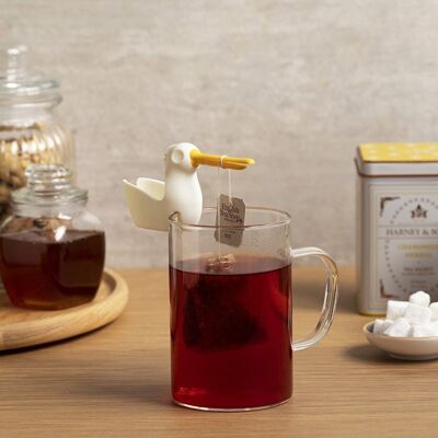 PELICUP porta bustine di tè pellicano - ora del tè