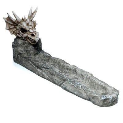 ISH-224 - Dragon Skull Ashcatcher Incense Stick Burner - Sold in 1x unit/s per outer