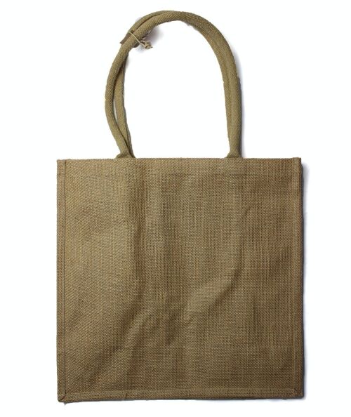 JSB-05 - Large Jute Shopping Bag with Bottle holders - Sold in 1x unit/s per outer