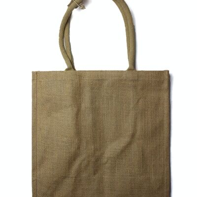 JSB-05 - Large Jute Shopping Bag with Bottle holders - Sold in 1x unit/s per outer