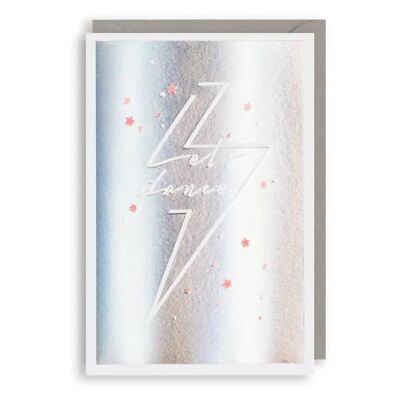 LET'S DANCE Birthday Anniversary Wedding Card