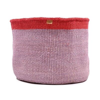 IMANI: XL Pink & Red Storage Basket