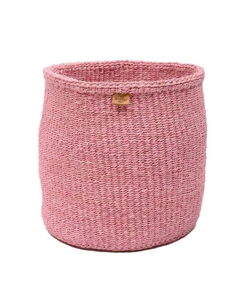 TAWALA: Rose Pink Woven Storage Basket