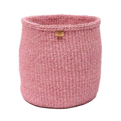 TAWALA: Rose Pink Woven Storage Basket