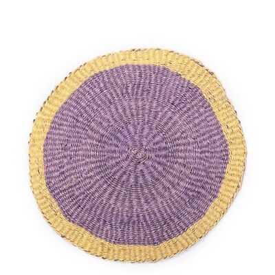 MOSI: Lavender & Yellow Woven Placemat