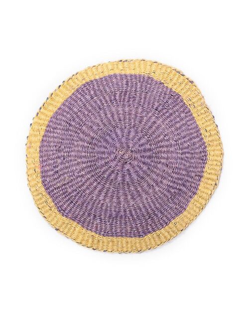 MOSI: Lavender & Yellow Woven Placemat