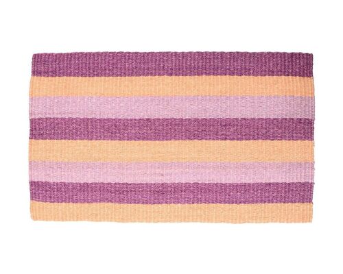 MAUA: Orange, Pink & Purple Woven Sisal Doormat
