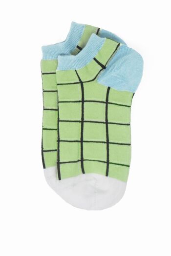 Chaussettes Femme Grid - Citron Vert 2