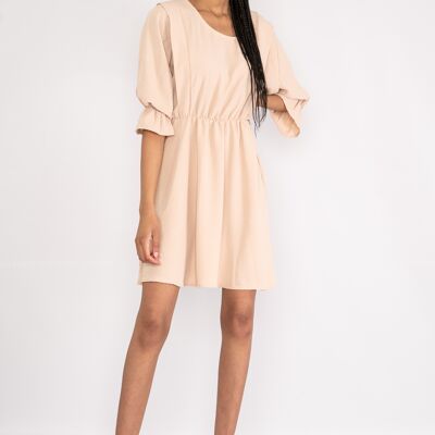 Tunic dress with bell sleeves