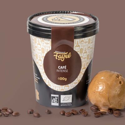 Crème glacée Café Intense- 100% bio gourmande et généreuse - pot de 500ml