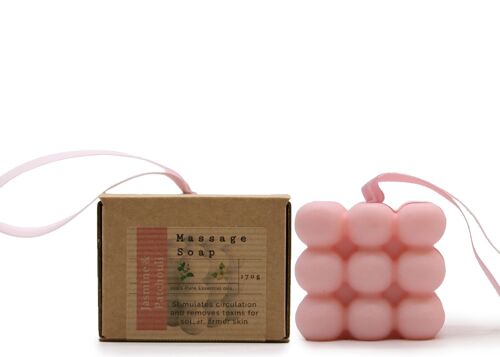 MSPS-03 - Boxed Single Massage Soaps - Jasmine & Patchouli - Sold in 3x unit/s per outer