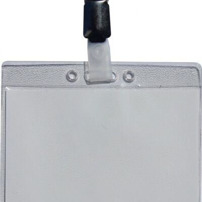 Porta credencial 60 x 95 mm con clip para credencial