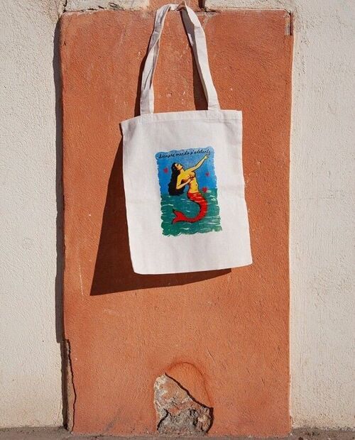 Tote sérigraphié popular culture - Sirena