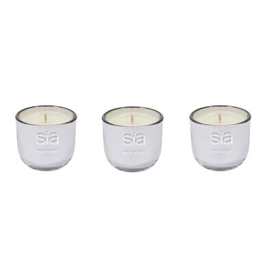 Scented candles MIROIR TRIO Golden Tonka Gold