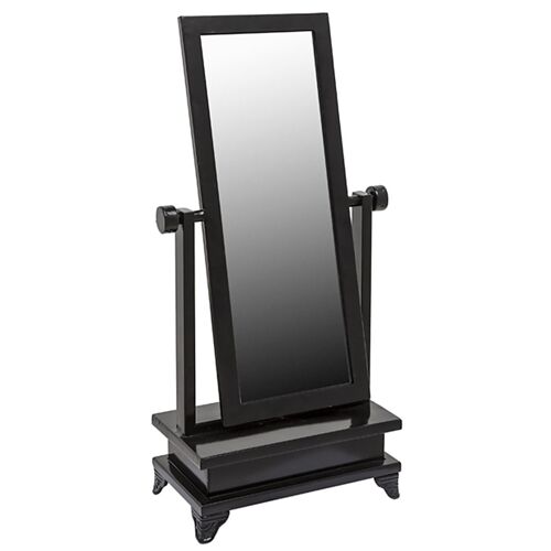 Miroir inclinable en fer noir H42