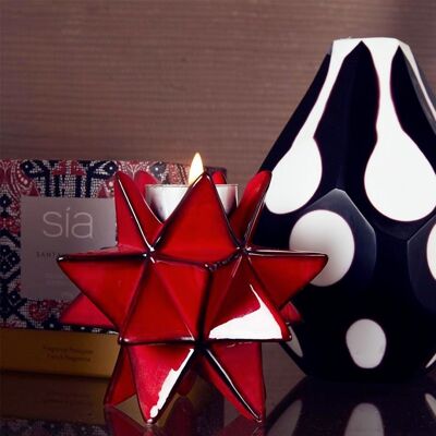 Star candle holder