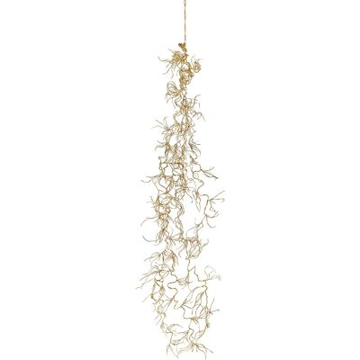 Metallic effect root garland h82