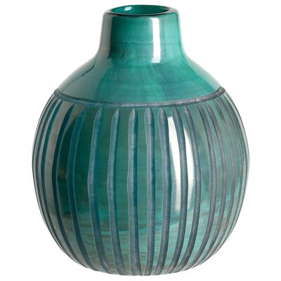 GARNET glass vase