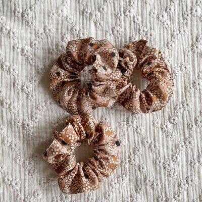 Viscose scrunchie / Lucie tan