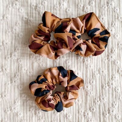 Viscose scrunchie / Seraphine tan