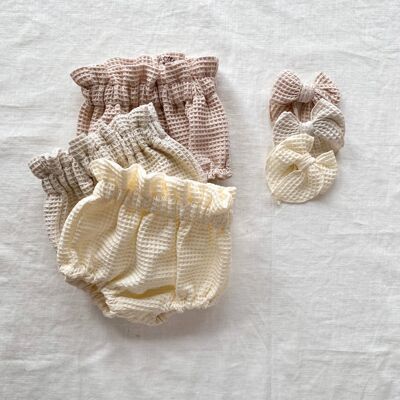 Waffle Bloomers / neutral shades