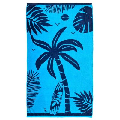 Cokoba Jacquard velor terry beach towel 90x170 400g/m²