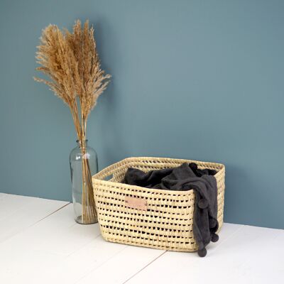 Palm Leaf Storage Basket