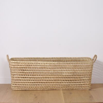 Palm leaf storage basket 100cm
