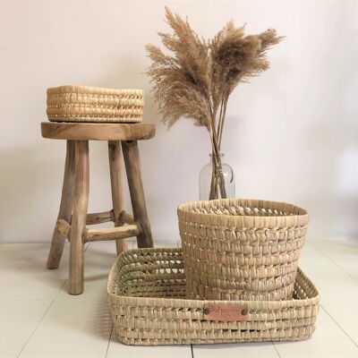 Cesta de hoja de palma