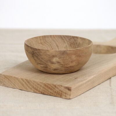 Small handmade wooden bowl