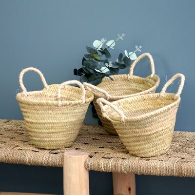 Small palm basket