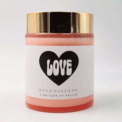 LOVE candle