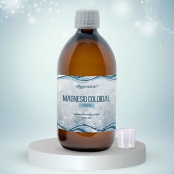 Dioxnatur Magnésium Pur Magnésium Colloïdal Liquide 50 ppm + Verre Doseur – Relaxant Naturel – Convient aux Végétaliens 7