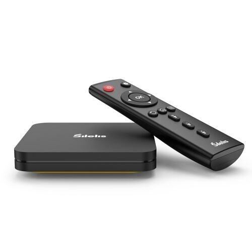 Šilelis T-1 Plus Android TV Box 4GB RAM 32GB ROM, Quad-core WiFi 2.4GHz Support 6K
