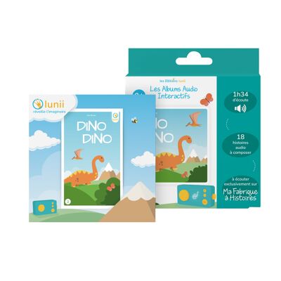 Dino Dino Box - Audiolibro interactivo a partir de 3 años para escuchar en Ma Fabrique à Histoires