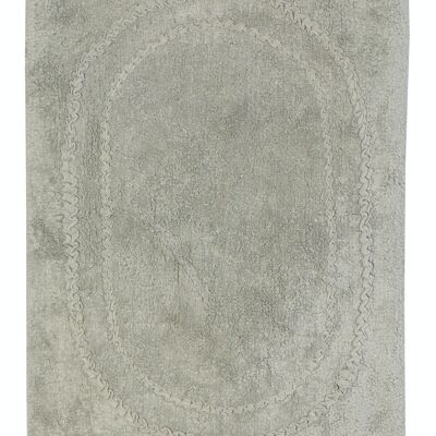 TAPPETO COTONE MOD. MADRID MIS.60X90 - SILVER