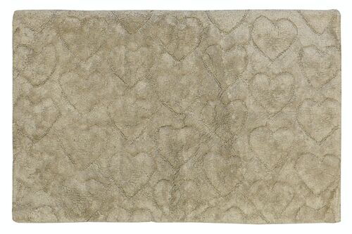 TAPPETO COTONE MOD. MILANO - BEIGE/TORTORA, 60X150