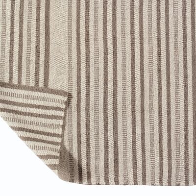 Tappeto Oslo aus 100 % Cotone con tinte naturali 140x200 – TORTORA