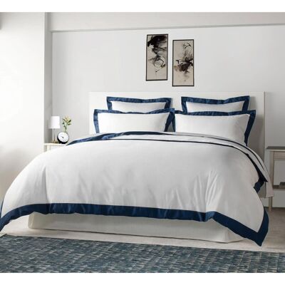 SET 3 PIECES SUBLIME BLUE DUVET COVER 220x240 cm