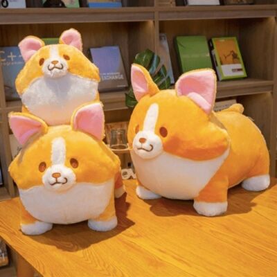 Fat Corgi Dog Plush Toy