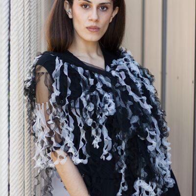 Tulle Party Montecarlo Shawl