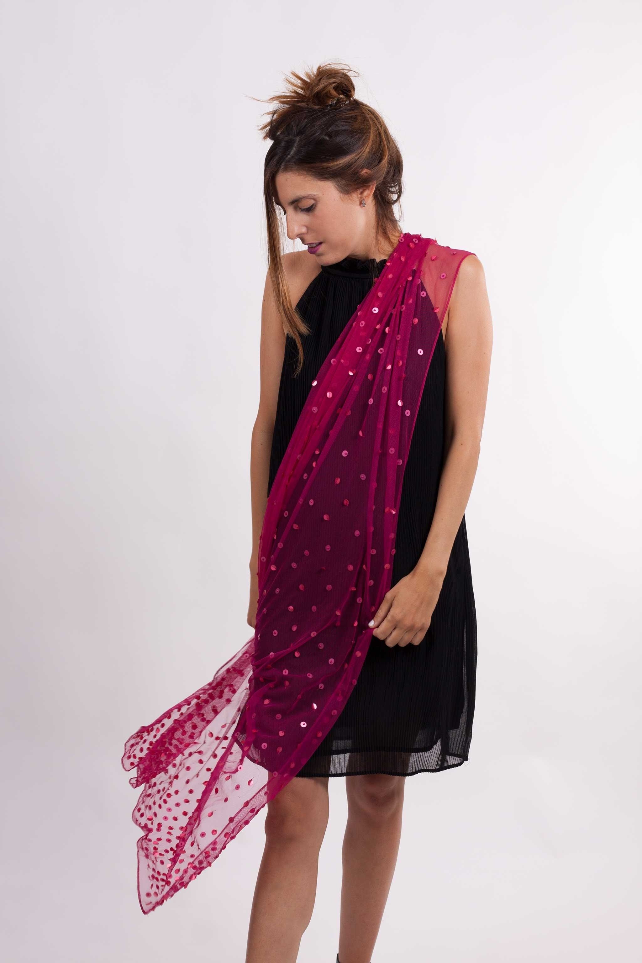 Regenschal aus Tüll