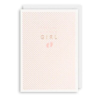 BABY GIRL Birthday Card