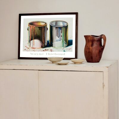 Wayne Thiebaud "Pots de peinture" Impression artistique